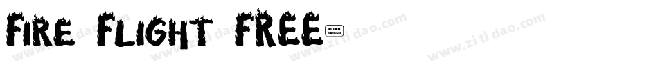Fire Flight FREE字体转换